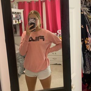 Light pink FILA crewneck